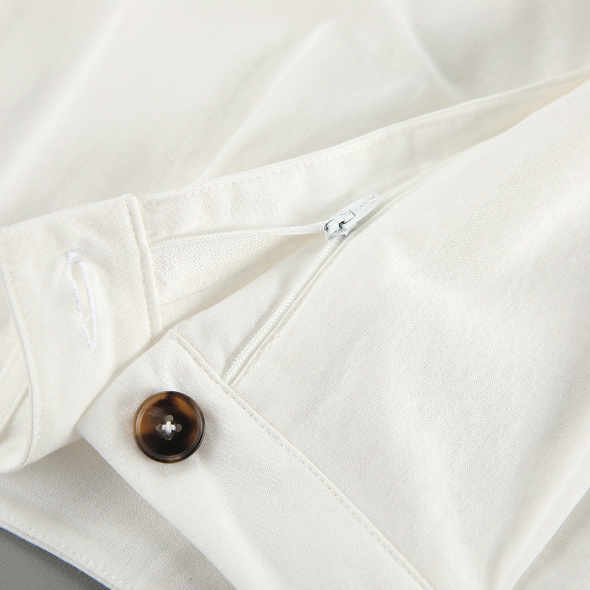 Asha Linen Vest Set