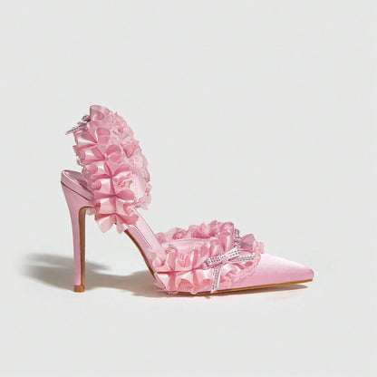 Escarpins en satin Ifunanya