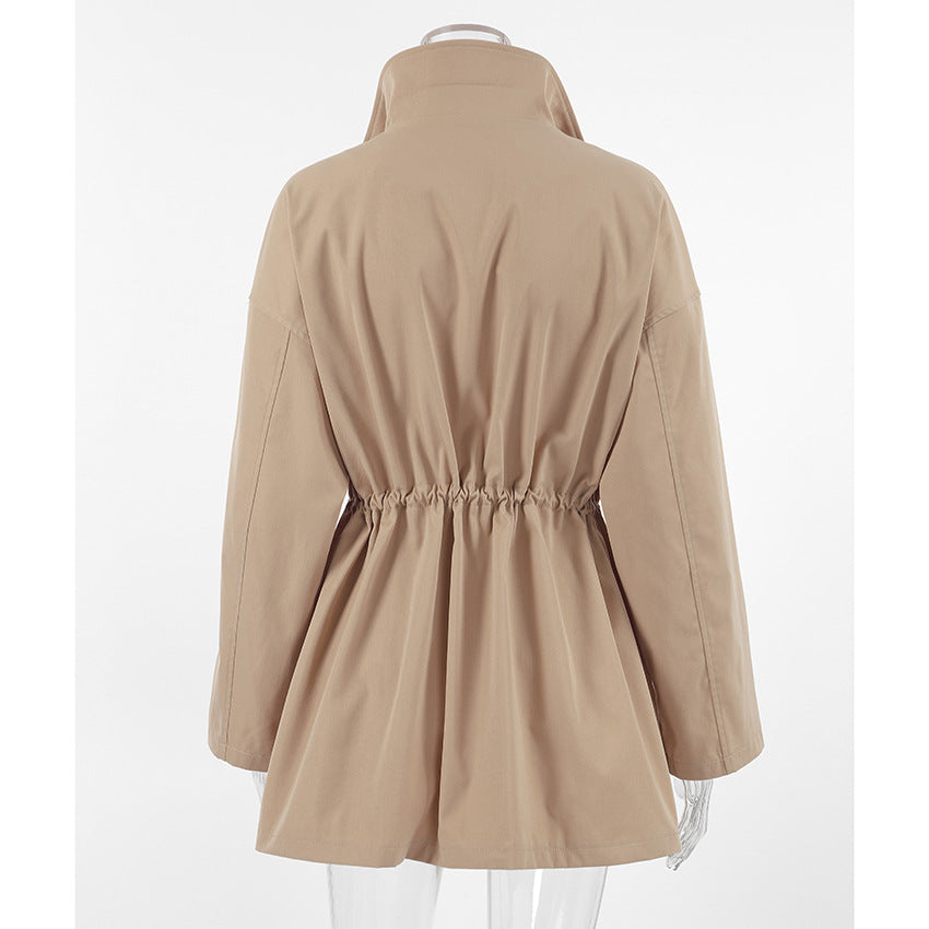 Trench-coat Amara à cordon de serrage