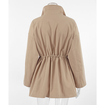 Trench-coat Amara à cordon de serrage