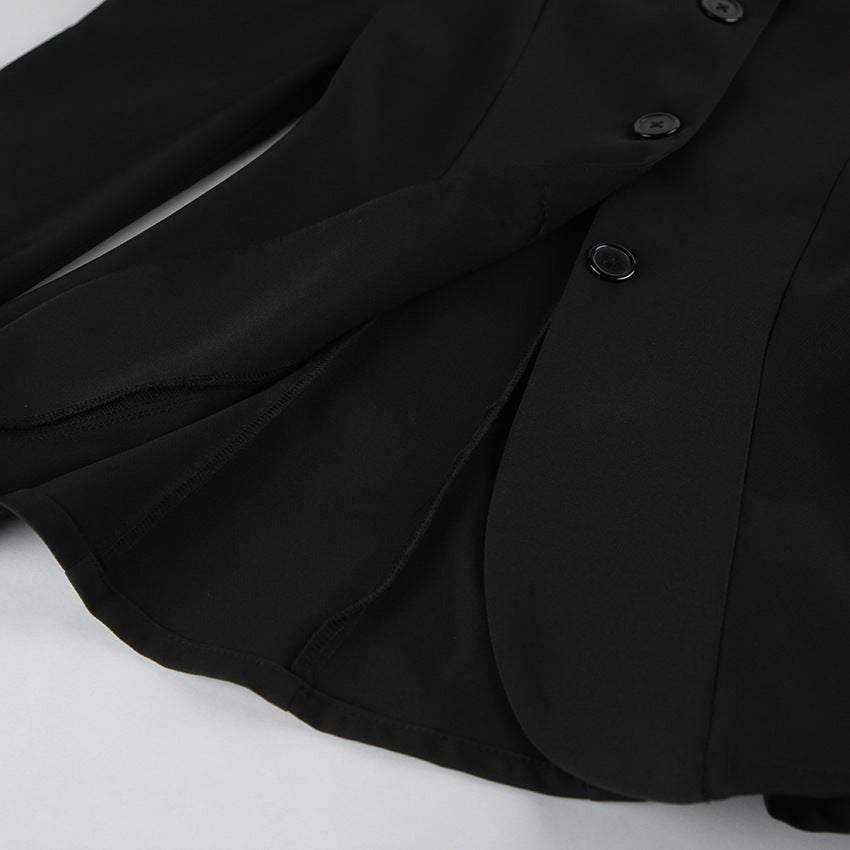 NALIA Noir Heritage Blazer Coat
