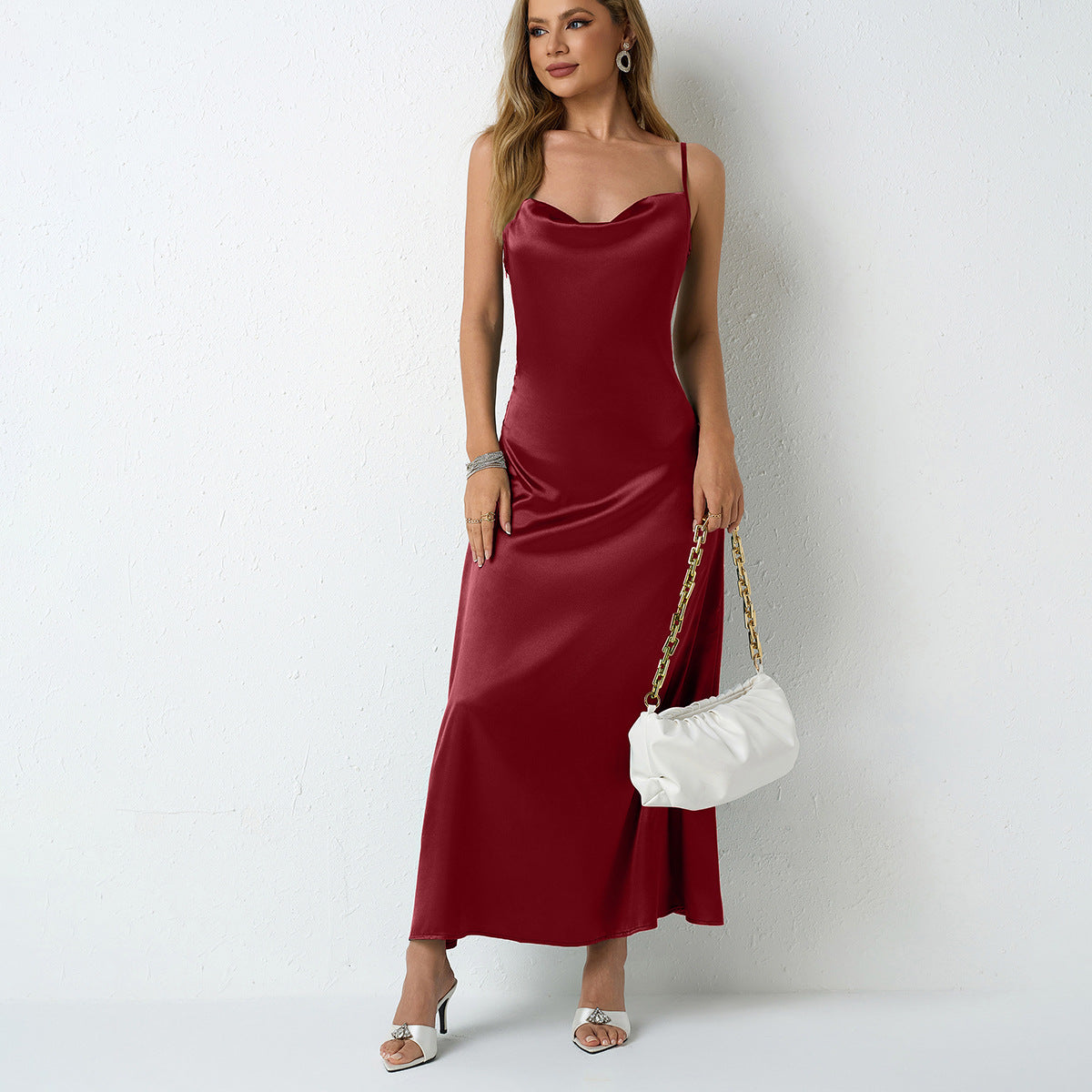 ZURI LONG SATIN