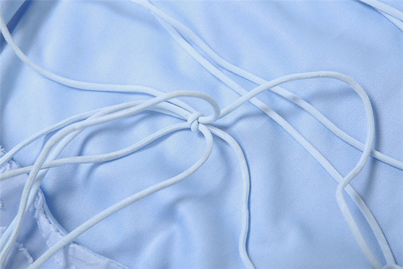 Robe à bretelles lacées Teyah