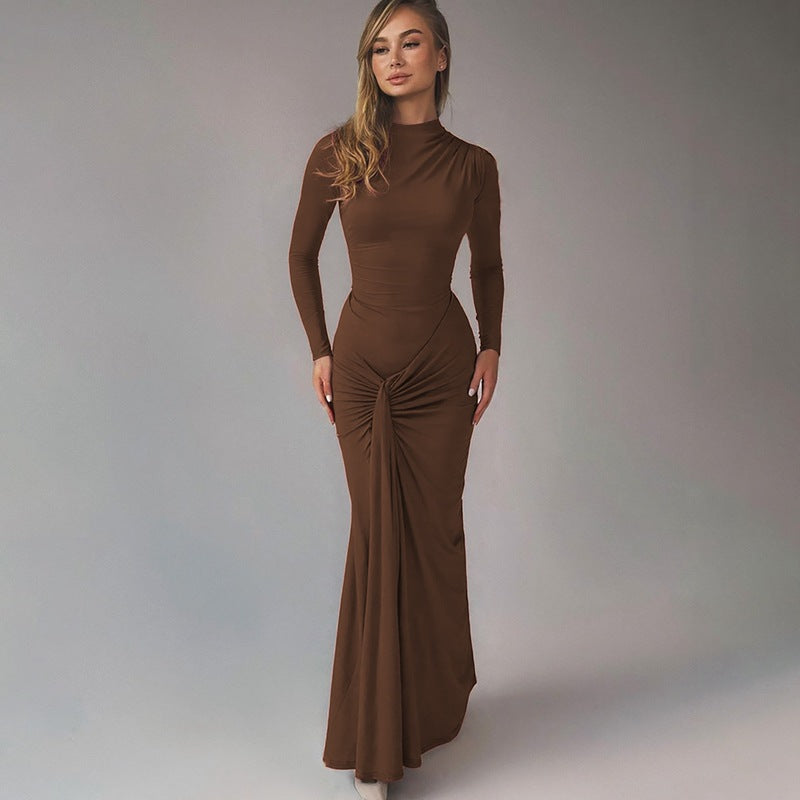 Robe fourreau à lacets Nalika