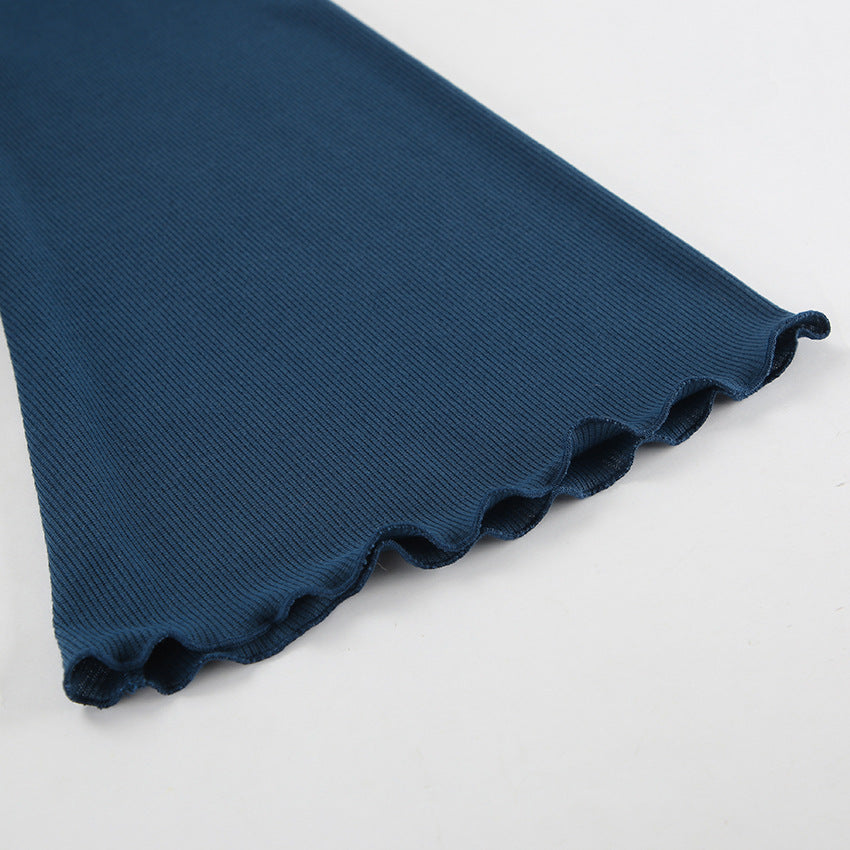 Chidimma Lace-Up Flared Dress