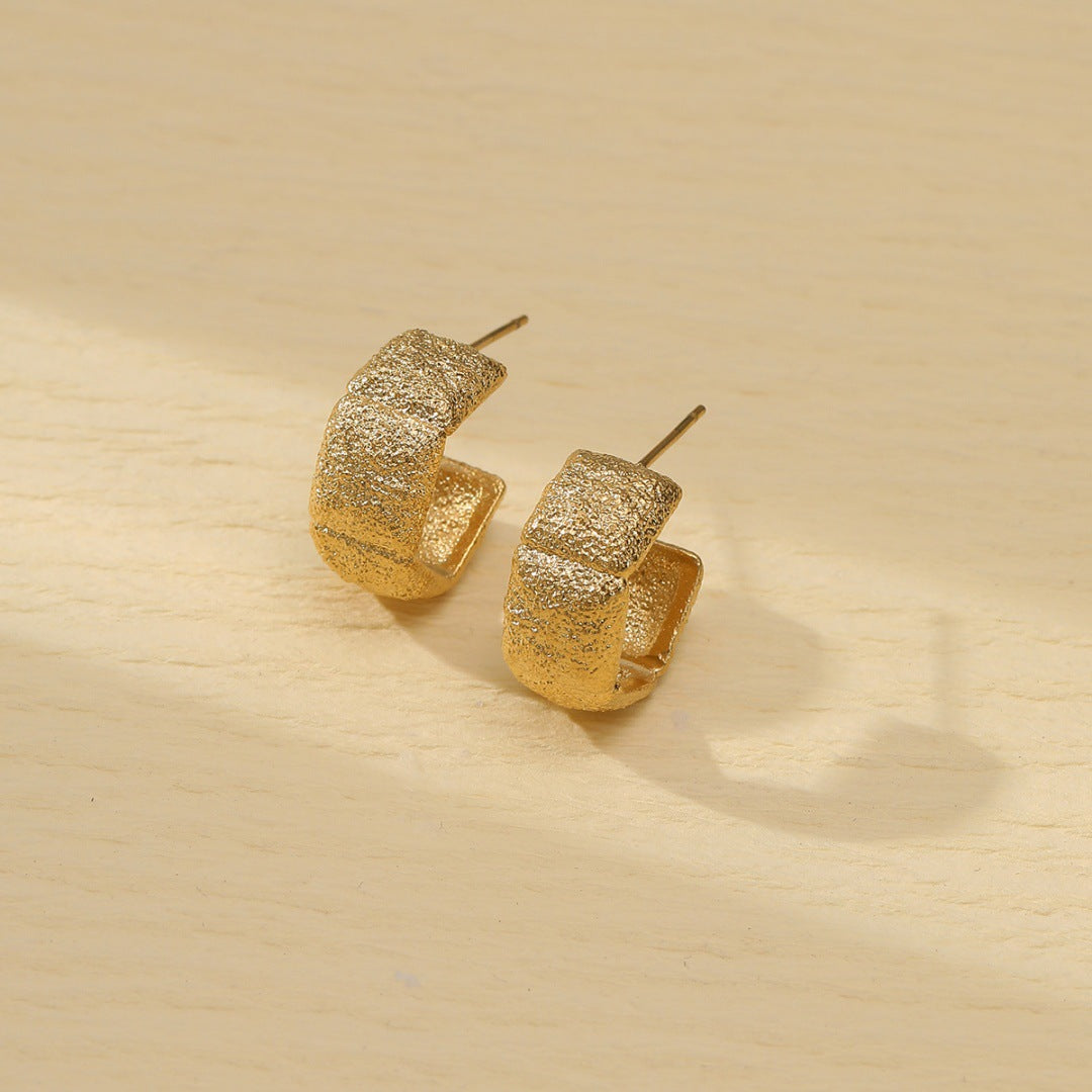 Boucles d'oreilles Zanira Frosted Arc