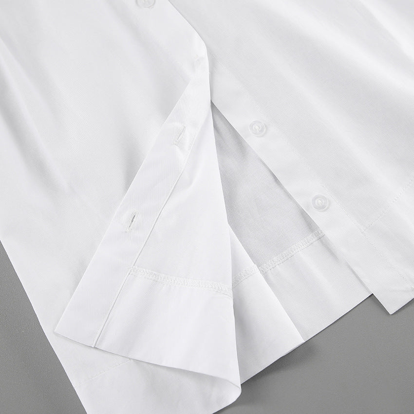 Robe chemise à col polo Nia