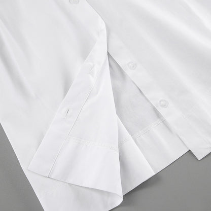 Robe chemise à col polo Nia