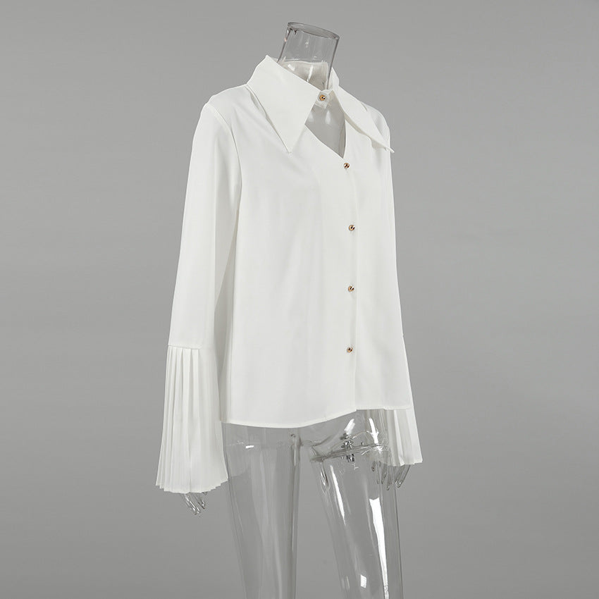 Nolwazi White Whisper Chiffon Shirt