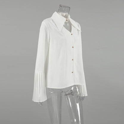 Nolwazi White Whisper Chiffon Shirt