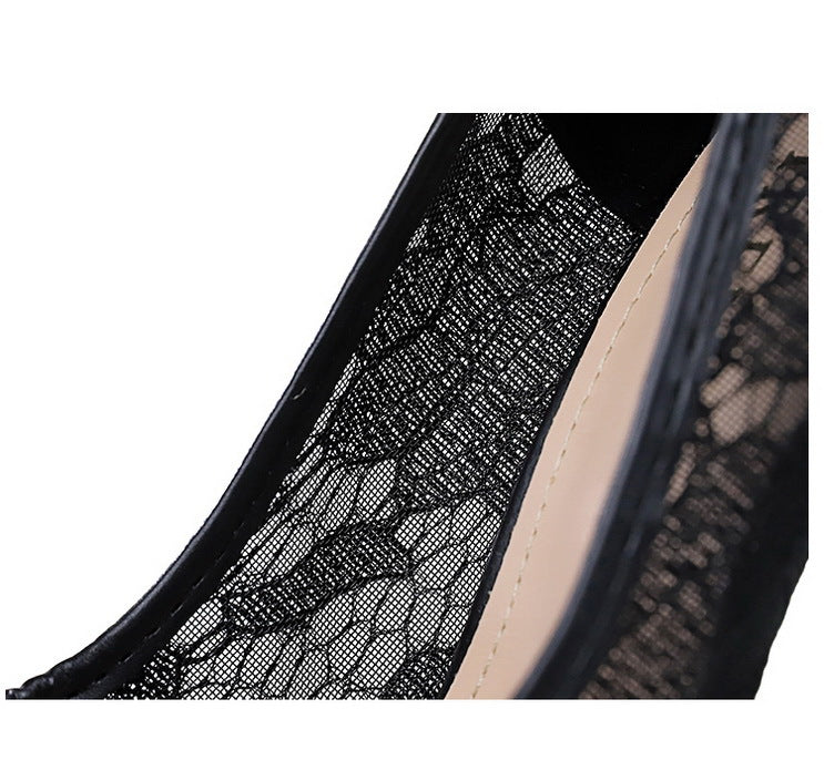 Zahara Lace Stiletto Pumps