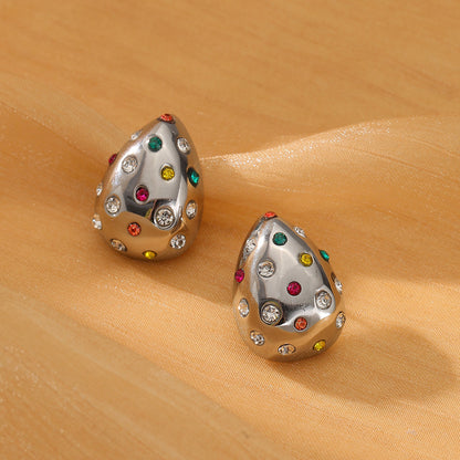 Boucles d'oreilles Zinaya en forme de goutte d'eau
