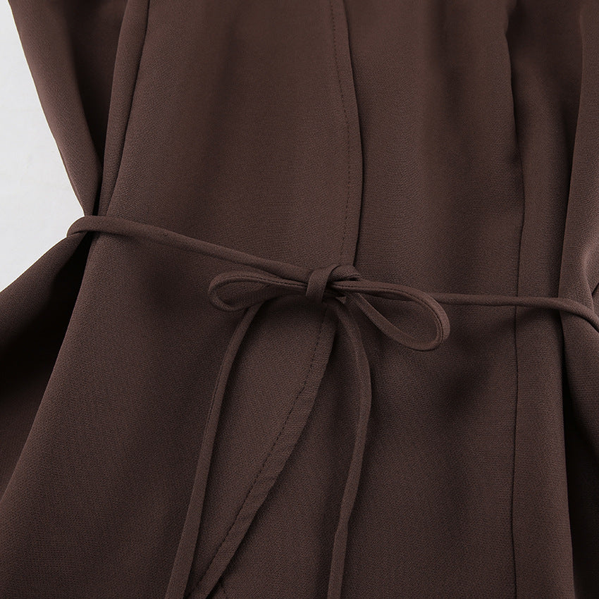 Ensemble deux pièces rétro à lacets Kaima