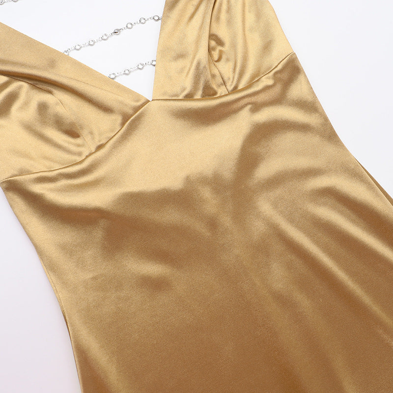 Safi Beaded Backless Dress