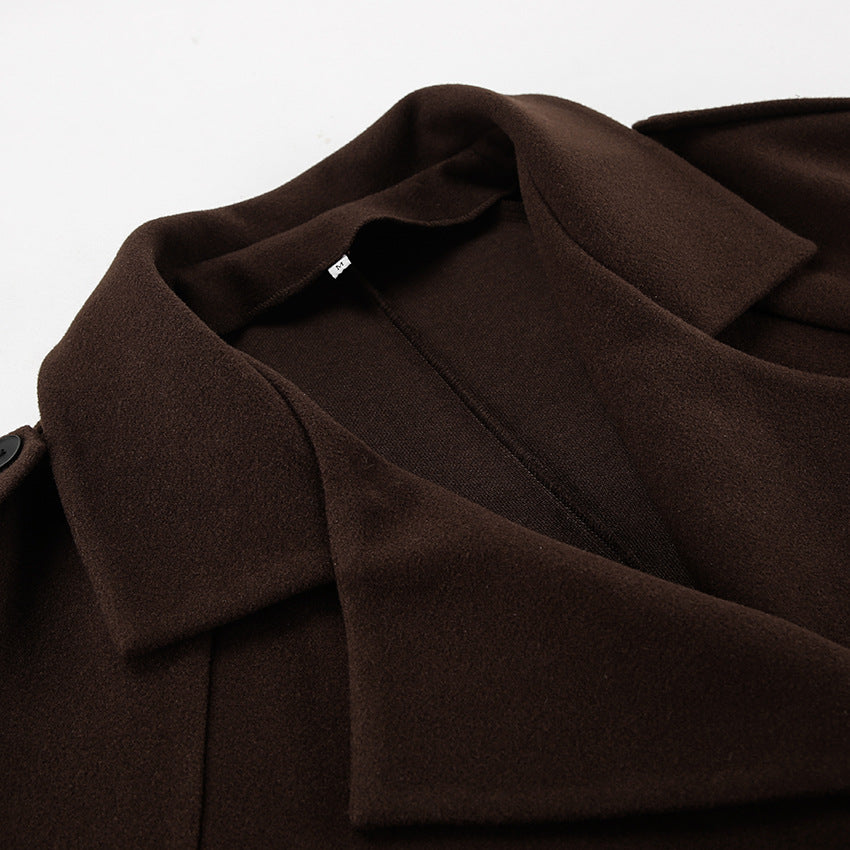 Sihana Double-Breasted Wool Coat