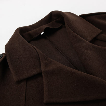 Sihana Double-Breasted Wool Coat