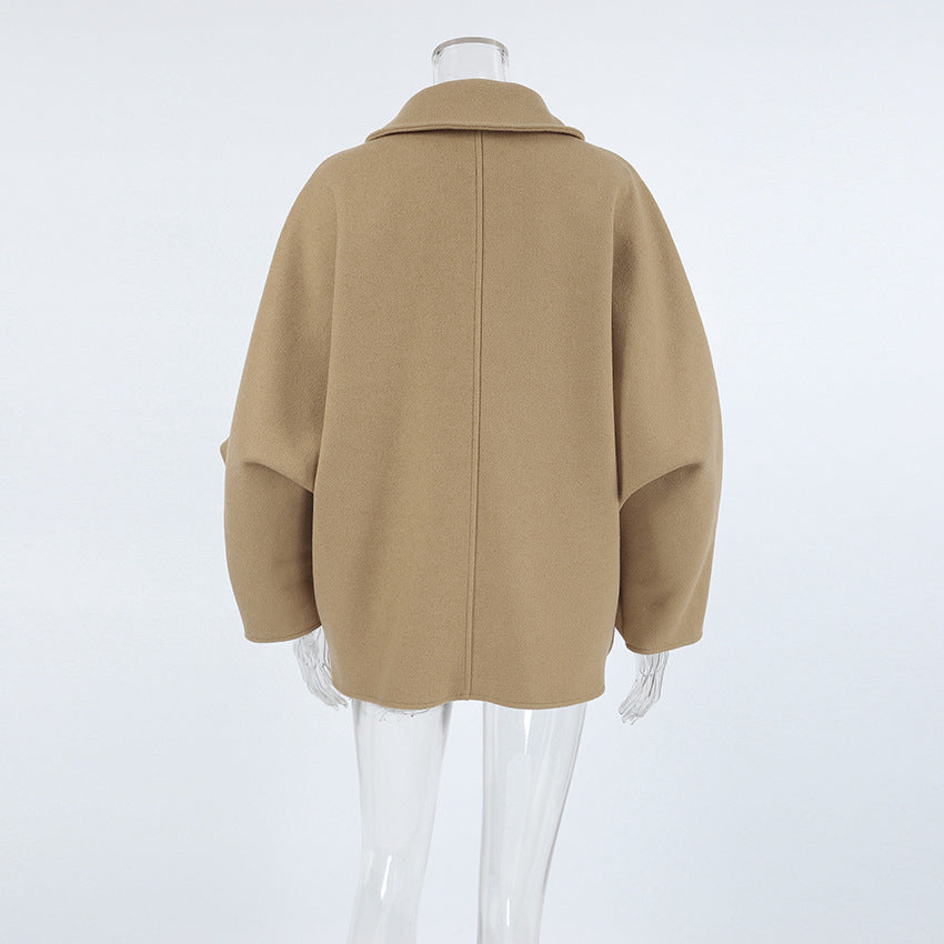 Gilet en laine Adaeze à manches chauve-souris