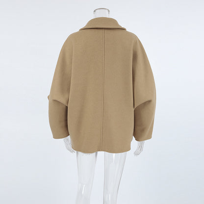 Gilet en laine Adaeze à manches chauve-souris