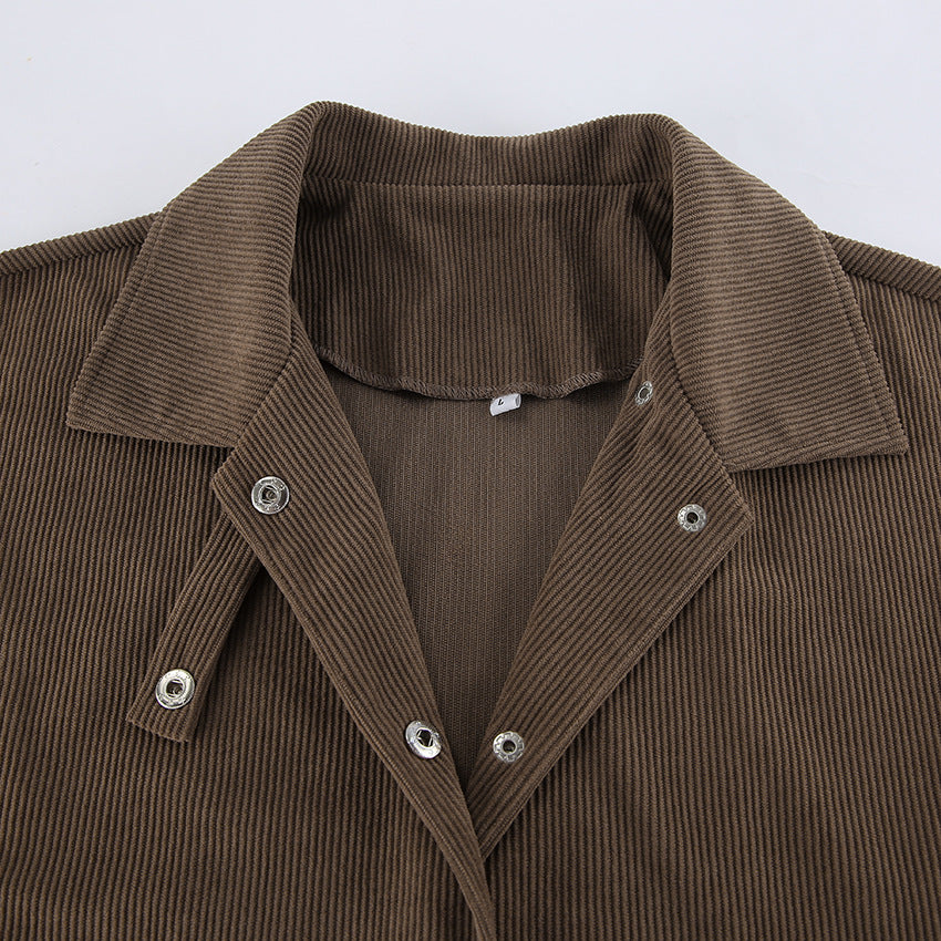 Zola Corduroy Retro Cardigan