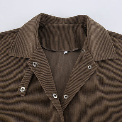 Zola Corduroy Retro Cardigan