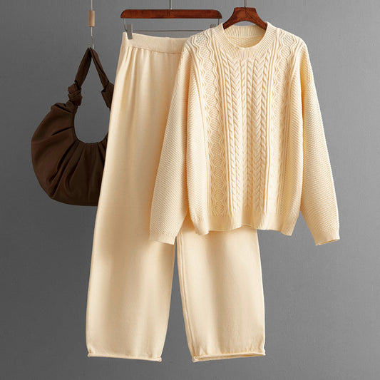 Ifunanya Cable Knit Two-Piece Set