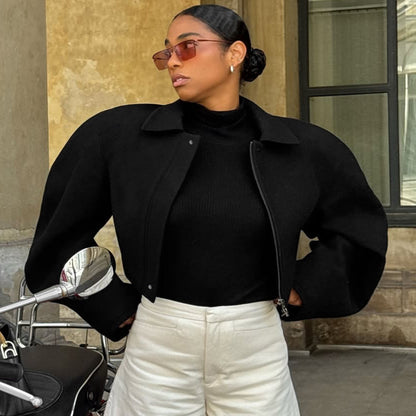 Nyasha Machete Wool Zip Coat