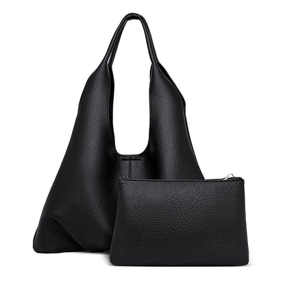 Asha Soft Leather Shoulder Tote