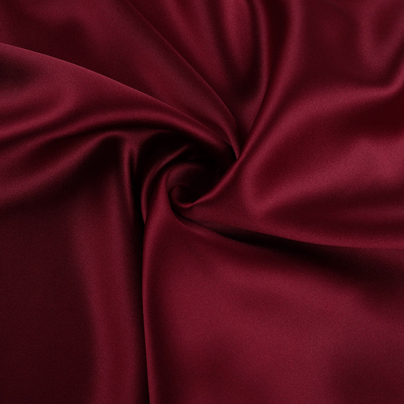 Zuri Backless Halter Satin Maxi Dress